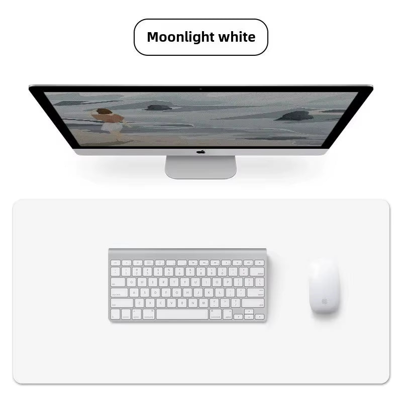 1 Pcs Large Size 60*30Mm Office Desk Protector Mat PU Leather Waterproof Mouse Pad Desktop Keyboard Desk Pad Gaming Mousepad